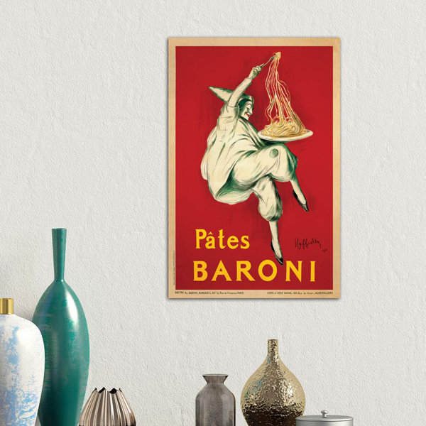 Oliver Pates Baroni, 1921 by Cappiello Wrapped Canvas